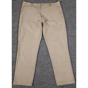 Rhone Commuter Pants Men 38x29 Beige Khaki Slim Tech Golf Chino 100036